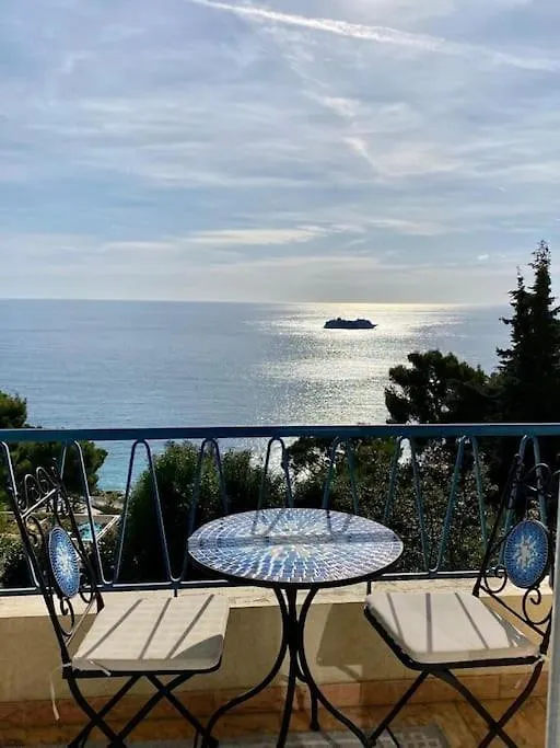 Monaco One Bedroom Apartment With Panoramic Sea View Roquebrune-Cap-Martin 0*,  Francie